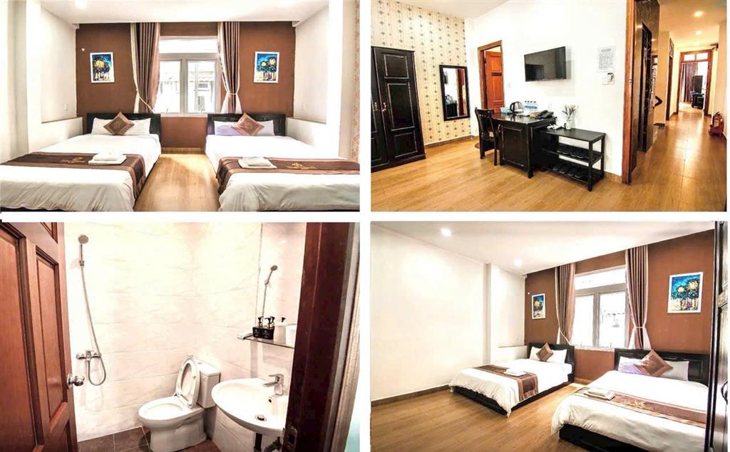 Cho thuê khách sạn 14 phòng mặt tiền đường full giấy phép kinh doanh giá 40 triệu đường