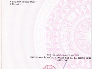 Bán đất có dt 4.053.2m2 tại thôn suối sâu, xã ninh tân, thị xã ninh hòa