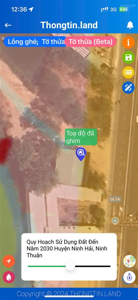 Bán lô quốc lộ 1a, ninh hải, phan rang, ninh thuận, 7,2 tỷ, 2577m2, chính chủ