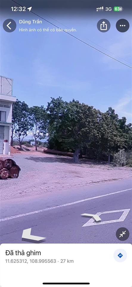 Bán lô quốc lộ 1a, ninh hải, phan rang, ninh thuận, 7,2 tỷ, 2577m2, chính chủ