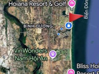 Đất biển bình dương nằm giữa hoiana & vinpearl cách biển 200m