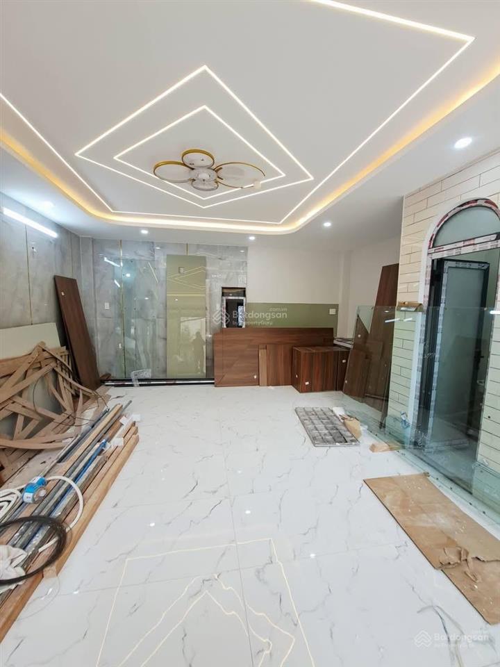 Hẻm 6m xe hơi tới nhà 5 tầng hiện đại 56m  gần aeon mall bình tân.