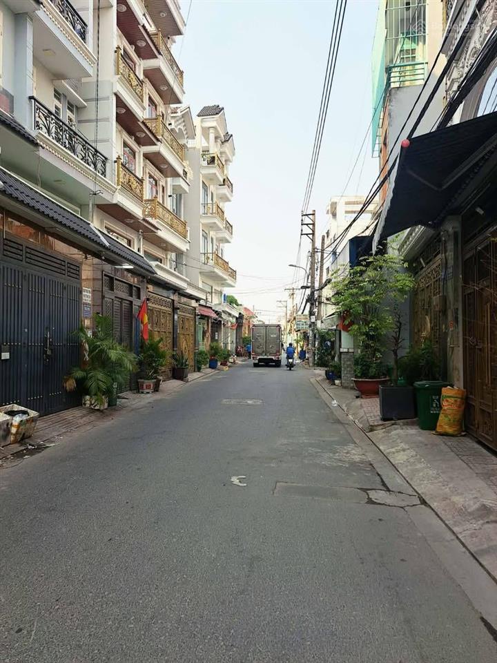 Hẻm 6m xe hơi tới nhà 5 tầng hiện đại 56m  gần aeon mall bình tân.