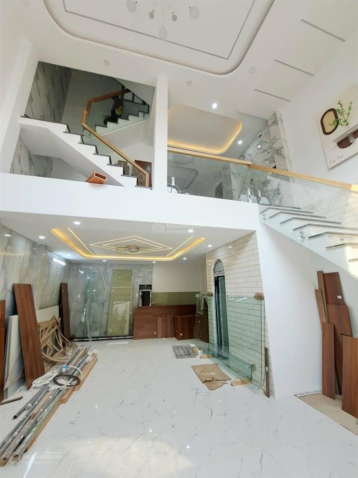 Hẻm 6m xe hơi tới nhà 5 tầng hiện đại 56m  gần aeon mall bình tân.