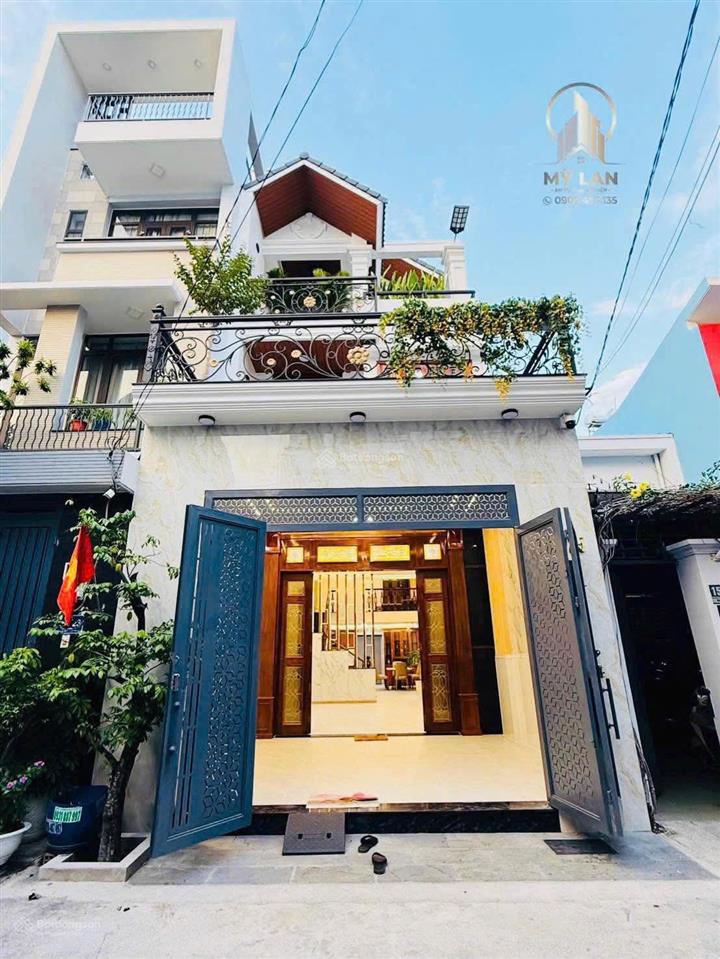 Biệt thự phố 4 tầng 2 mặt tiền hẻm xe tải trước sau 1sẹc đường dương thị mười full nội thất cao cấp