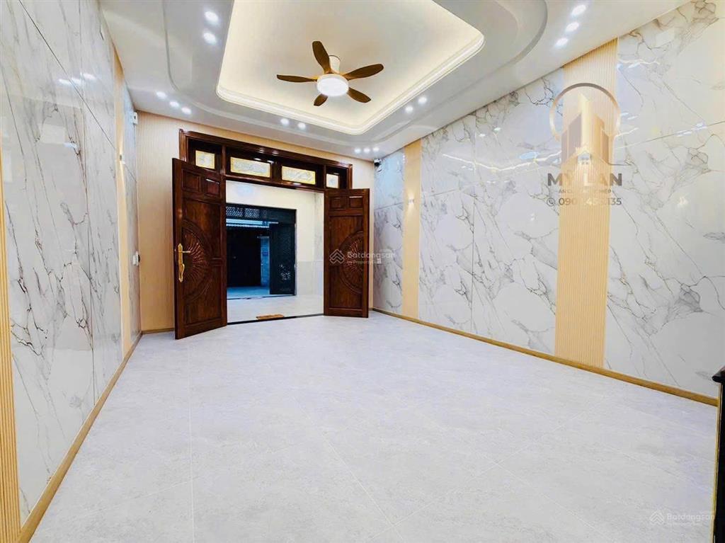 Biệt thự phố 4 tầng 2 mặt tiền hẻm xe tải trước sau 1sẹc đường dương thị mười full nội thất cao cấp