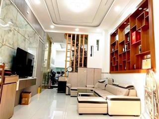 Nhà 4 tầng btct mới đẹp  full nội thất cao cấp  đường nhựa 8m  sát chợ hiệp thành, quận 12.