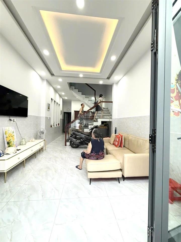 Nhà 4 tầng btct 58.3m2 5pn có phòng ngủ tầng trệt. hẻm xe hơi thông trần thị năm. trung mỹ tây, q12