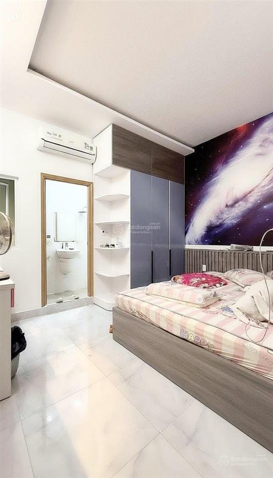Bán nhà quận 12 hiệp thành 13  4 tầng, 5pn, đường 8m, full nội thất  chỉ 5,78 tỷ tl.