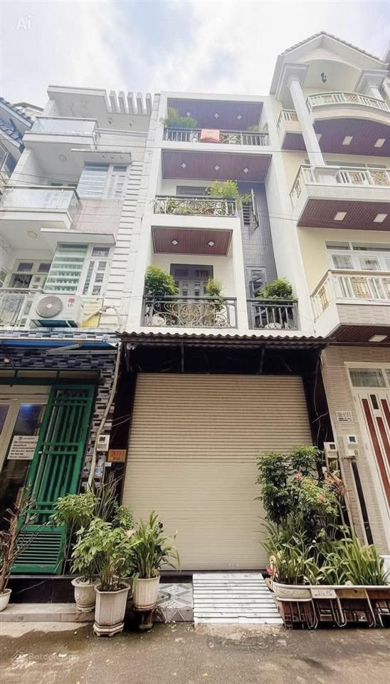 Bán nhà quận 12 hiệp thành 13  4 tầng, 5pn, đường 8m, full nội thất  chỉ 5,78 tỷ tl.