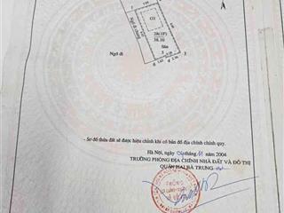 Bán đất tặng nhà hiếm thanh nhàn, bạch mai bán đất tặng nhà 2 tầng 36m  chỉ 5.8 tỷ