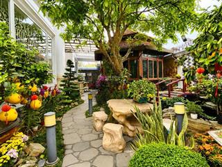 Bán biệt thự nghỉ dưỡng sân vườn rộng kiểu nhật. phong phú bình chánh. bao gồm nhà đất sân vườn