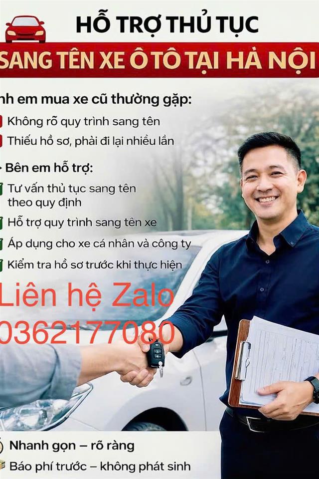 NHẬN LÀM DỊCH VỤ XE Ô TÔ TRỌN GÓI TẠI HÀ NỘI