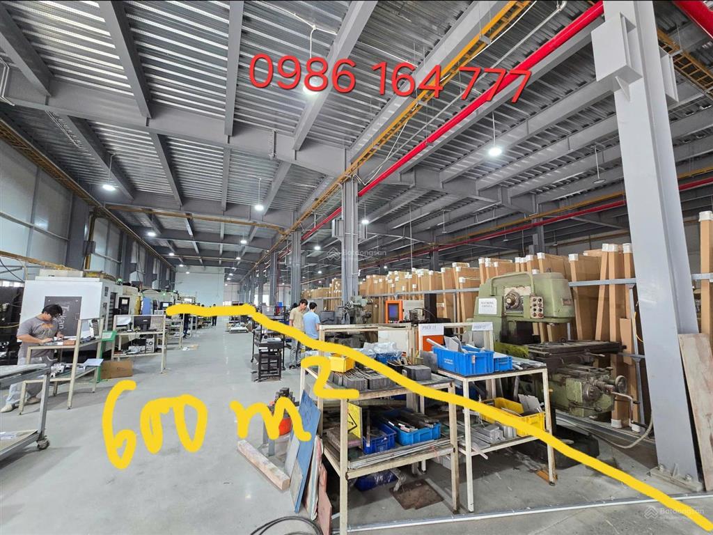 Cho thuê 600m² nhà xưởng trong kcn bình xuyên đầy đủ pccc, pháp lý, bàn giao luôn 0986 164 ***