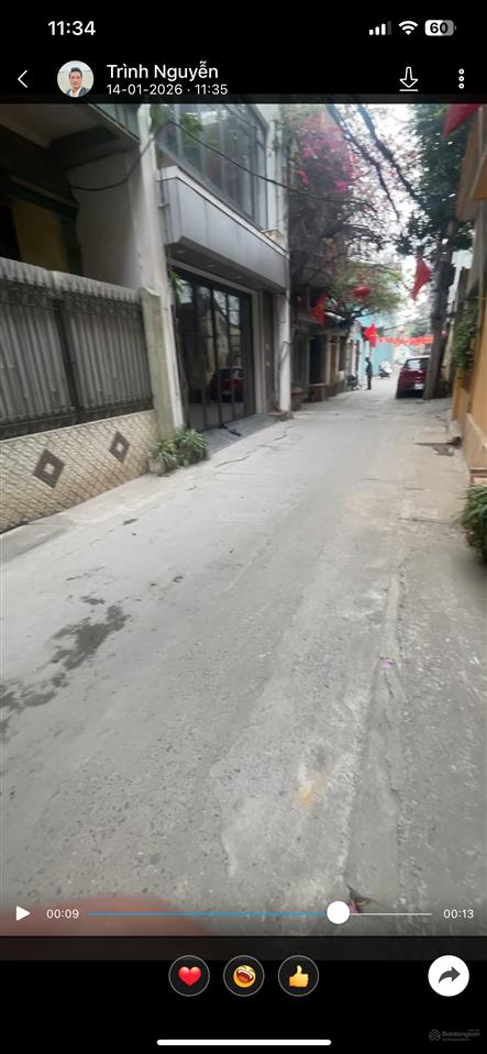 Nhà mặt ngõ 323 thuỵ phương, bắc từ liêm, 7,9 tỷ 37m2 trước nhà ô tô tránh nhau gần hồ điều hoà