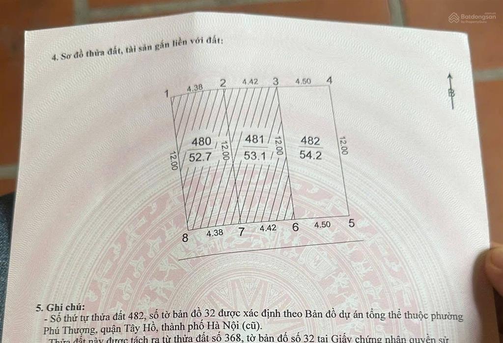 Nhà ngõ 353 an dương vương phú thượng nhìn sang noble crystal tây hồ 10m ra ô tô, thang máy 54m2 6t