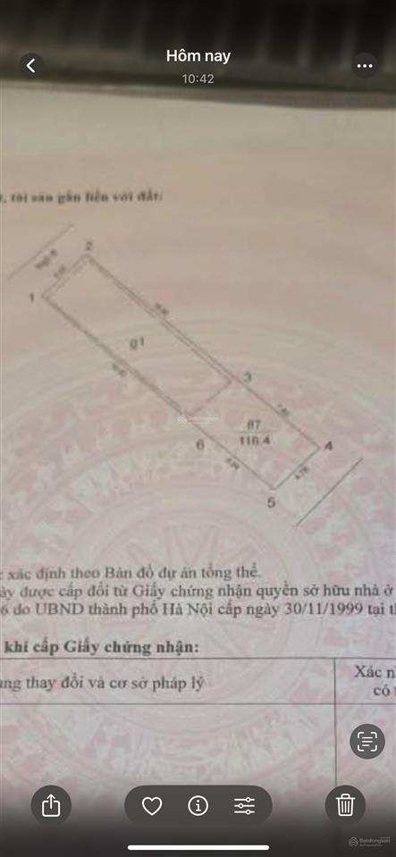 Nhà mặt hồ tây, quảng an, tây hồ. 2 mặt trước sau, hàng xóm đẳng cấp nhiều màu da. 125,6m2. 180 tỷ