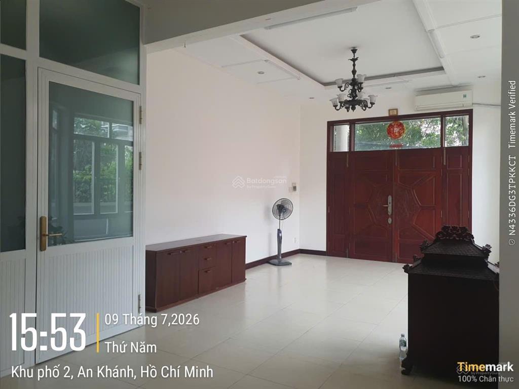 Cho thuê biệt thư 120m2 sàn trệt có sân, 20 triệu, an phú  an khánh, q2, tp. hcm