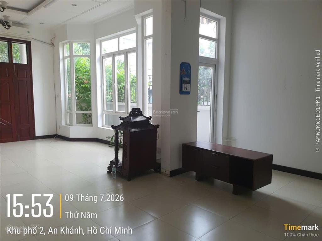 Cho thuê biệt thư 120m2 sàn trệt có sân, 20 triệu, an phú  an khánh, q2, tp. hcm