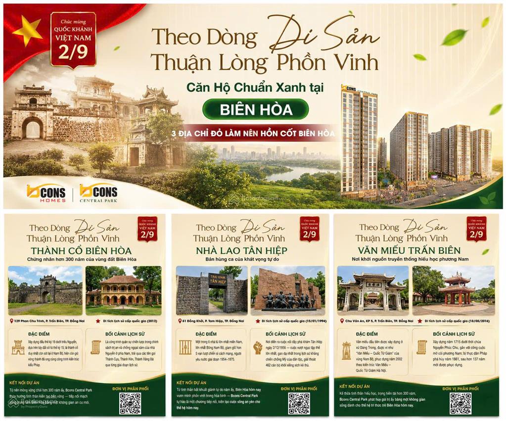 Bcons central park căn hộ trung tâm biên hòa cách vincom 200m  2pn 1wc  2 tỷ hơn