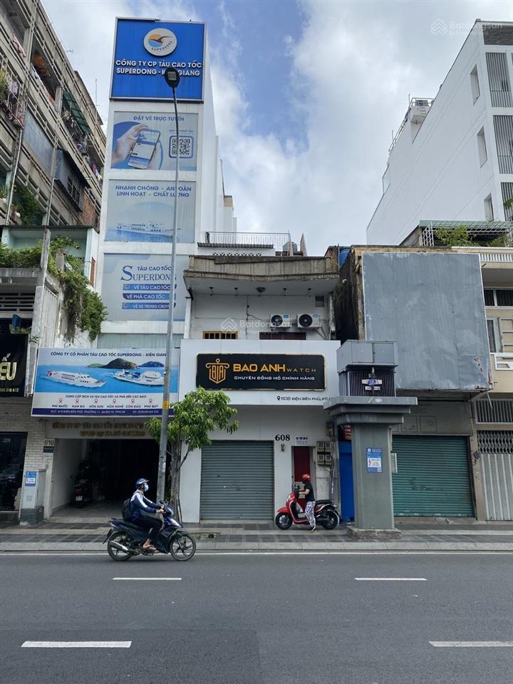 Cho thuê căn hộ nhà mặt tiền đường điện biên phủ