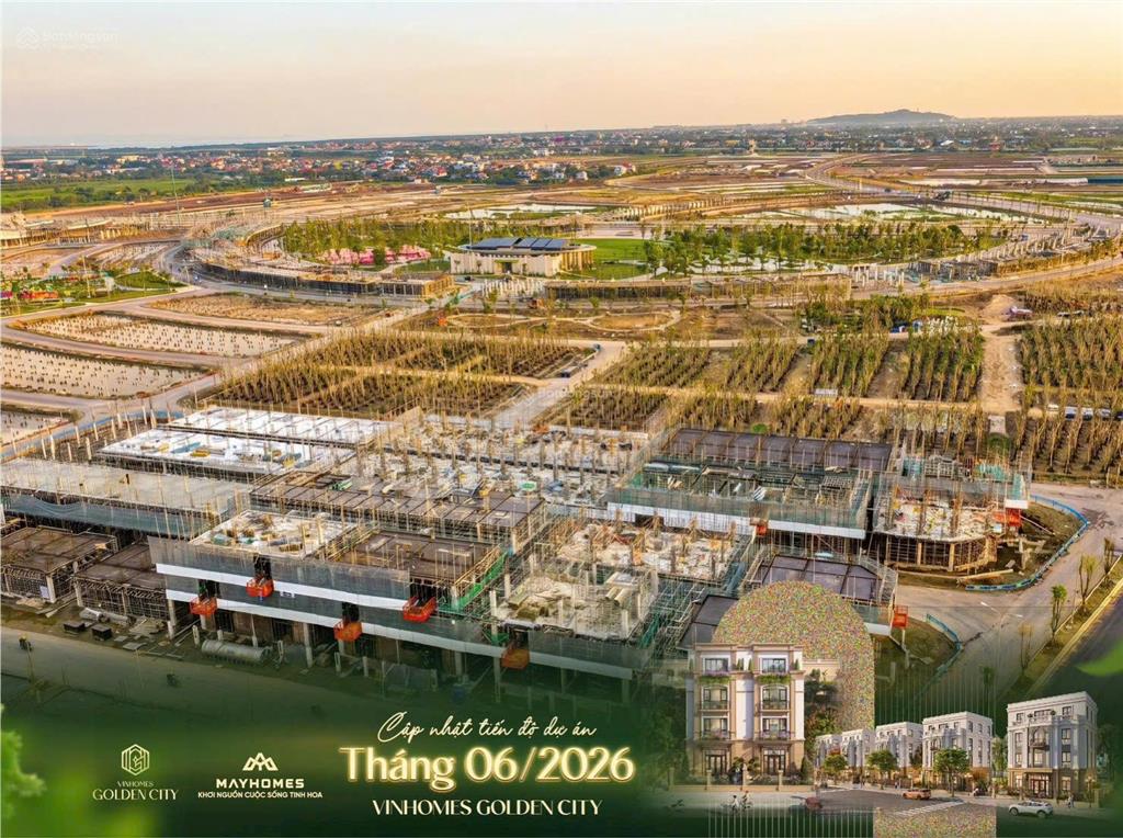 Bán biệt thự lk vinhomes golden city sở hữu ngay chỉ 5.870 tỷ, ưu đãi hấp dẫn