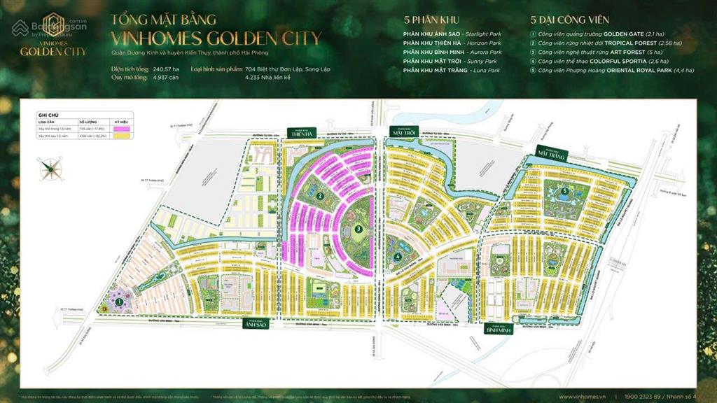 Bán biệt thự lk vinhomes golden city sở hữu ngay chỉ 5.870 tỷ, ưu đãi hấp dẫn