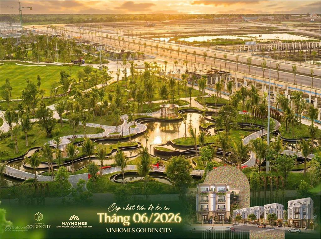 Bán liền kề vinhomes golden city 75m², giá chỉ 6.715 tỷ, mặt tiền 12,7m duy nhất còn tại dự án