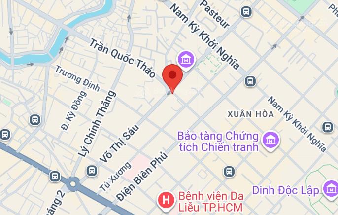 Rẻ nhất quận 3! mặt tiền trần quốc thảo  5 x 22m  100m2 thuê 80tr/th 3 tầng giá 26 tỷ