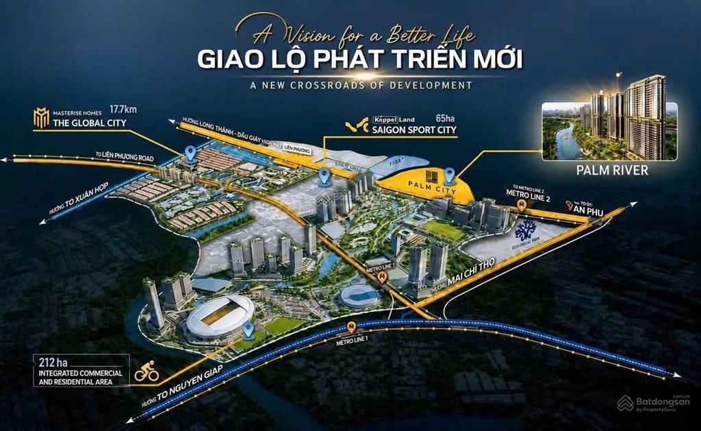 680 triệu sở hữu palm river  đón đầu giá trị từ hạ tầng đến tầm nhìn