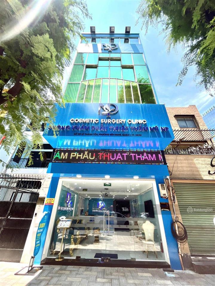 Bán nhà mt lê thánh tôn p. bến nghé, quận 1, dt 5x18  5 tầng  hđ thuê 160tr, giá bán 105 tỷ
