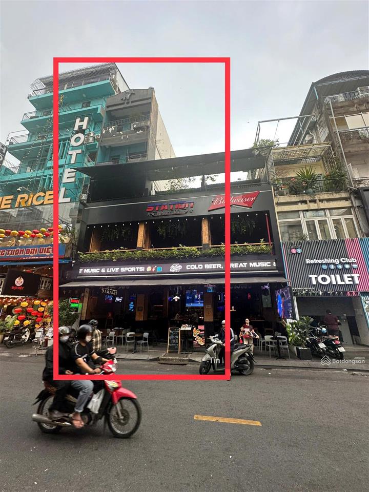 Siêu phẩm mặt tiền bùi viện, phường bến thành, dt 6x20m 5 tầng hdt 300tr/th. giá 45 tỷ