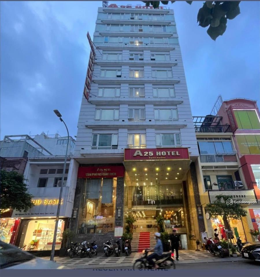 Hạ giá. bán khách sạn mặt tiền lý tự trọng phường bến thành,dt8x2012 tầnghdt 500trgiá 195 tỷ