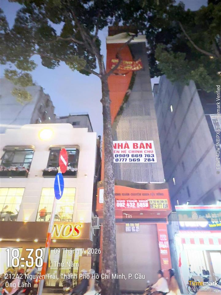 Siêu phẩm mặt tiền 9a tôn thất tùng, phường phạm ngũ lão, dt 4.6x20m, 9 tầng, giá bán 69.5 tỷ