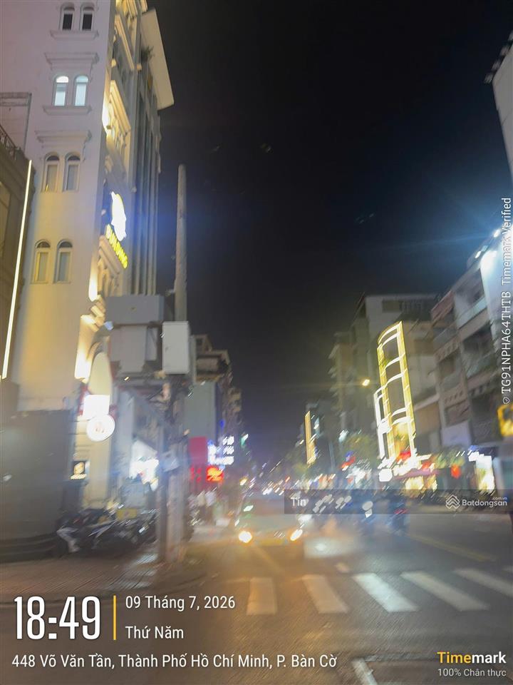 Bán nhà 2 mặt tiền 376a võ văn tần phường bàn cờ, dt7x20cn 115m25 tầnghdt 170tr/thánggiá 75 tỷ