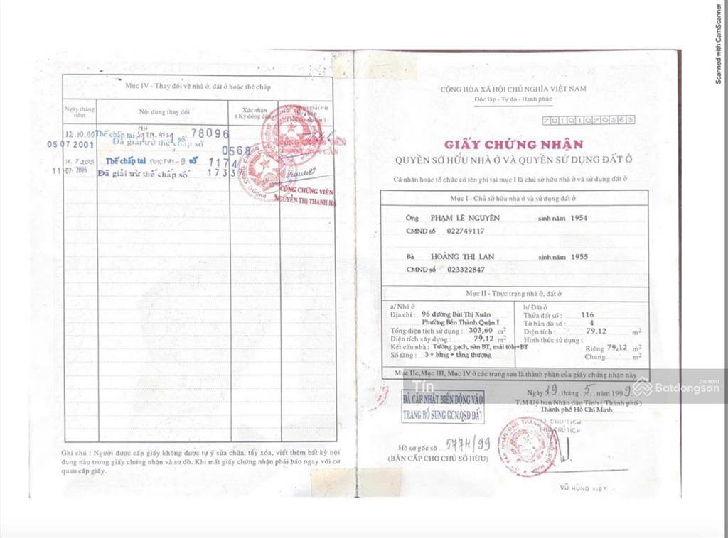 Bán nhà mặt tiền 94  96 bùi thị xuân p bến thành q1, dt 8x20 vuông vức, xây 5 tầng, giá bán 65 tỷ