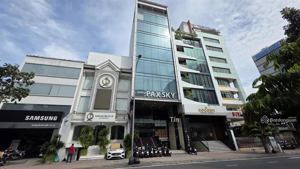 Hạ giá bán tòa nhà 278 nguyễn đình chiểu p xuân hòa, dt8.2x19.5m10 tầnghdt 338,962 triệu 180 tỷ