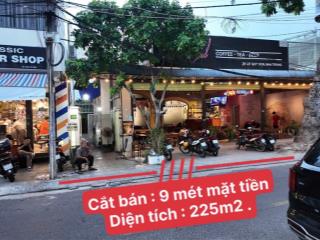 Bán đất mặt tiền khu phố tây, thành phố nha trang, bề ngang 9 mét, vuông đẹp sổ 225m2 full thổ