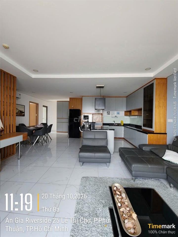 Căn hộ 112m2, An Gia Riverside, view sông trực diện, full nội thất