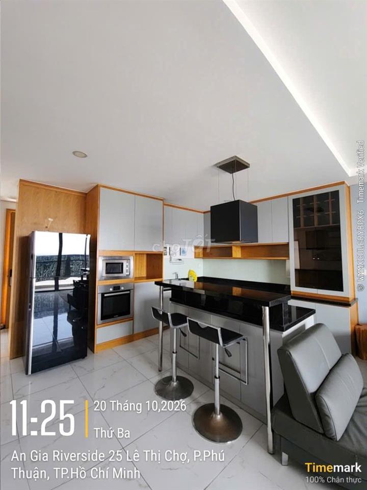 Căn hộ 112m2, An Gia Riverside, view sông trực diện, full nội thất