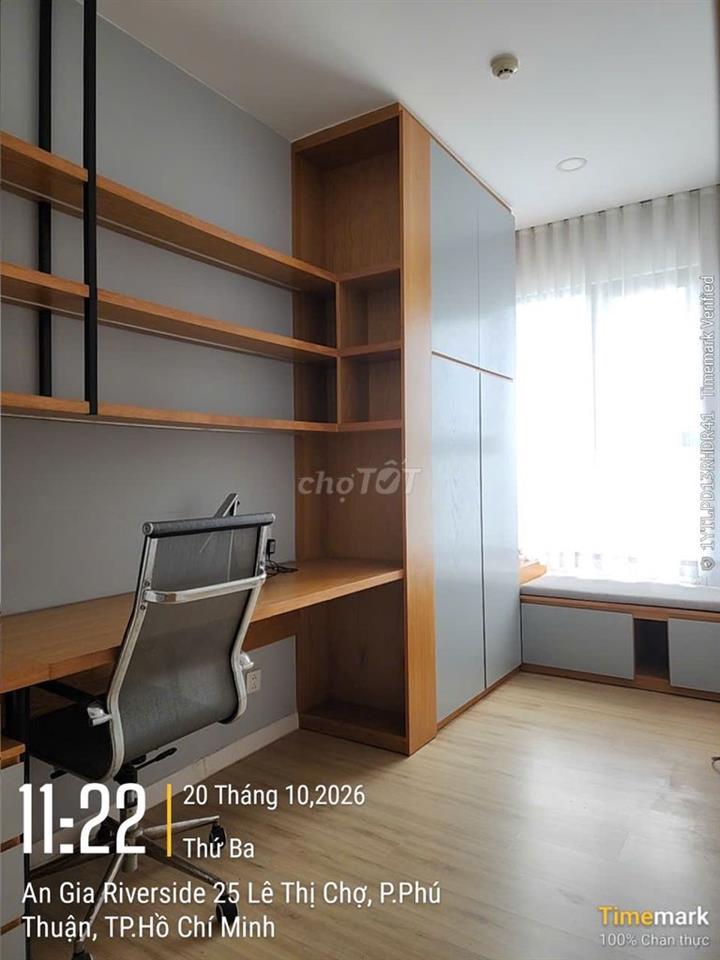 Căn hộ 112m2, An Gia Riverside, view sông trực diện, full nội thất