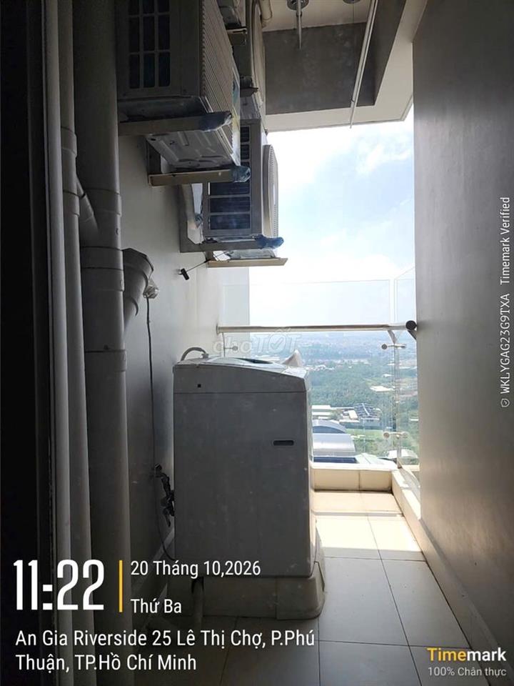 Căn hộ 112m2, An Gia Riverside, view sông trực diện, full nội thất