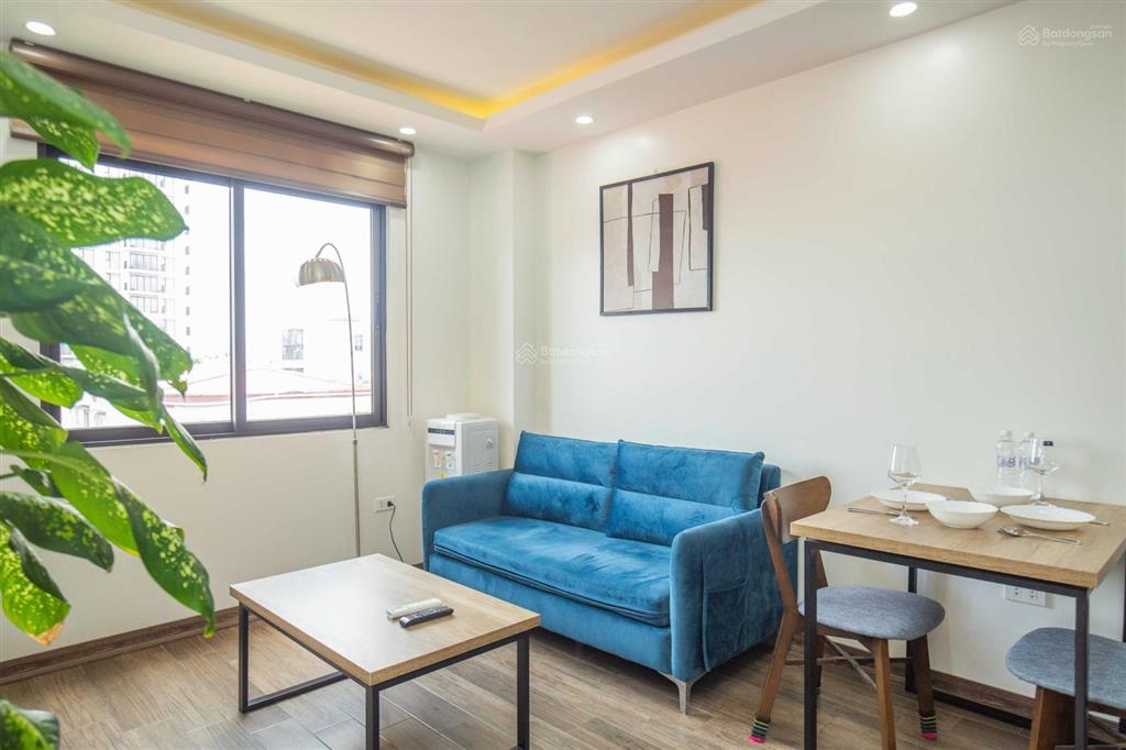 Cho thuê căn hộ 1 phòng ngủ đầy đủ đồ, tầng cao view thoáng, ngõ ô tô yên tĩnh, quảng an, tây hồ