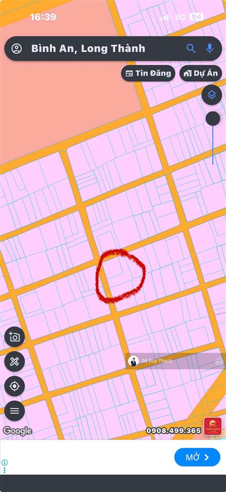 Giãm sâu 2 tỷ cho lô đất 853m2 2 mặt tiền, tặng kèm nhà biệt thự mái thái! đất sân bay long thành