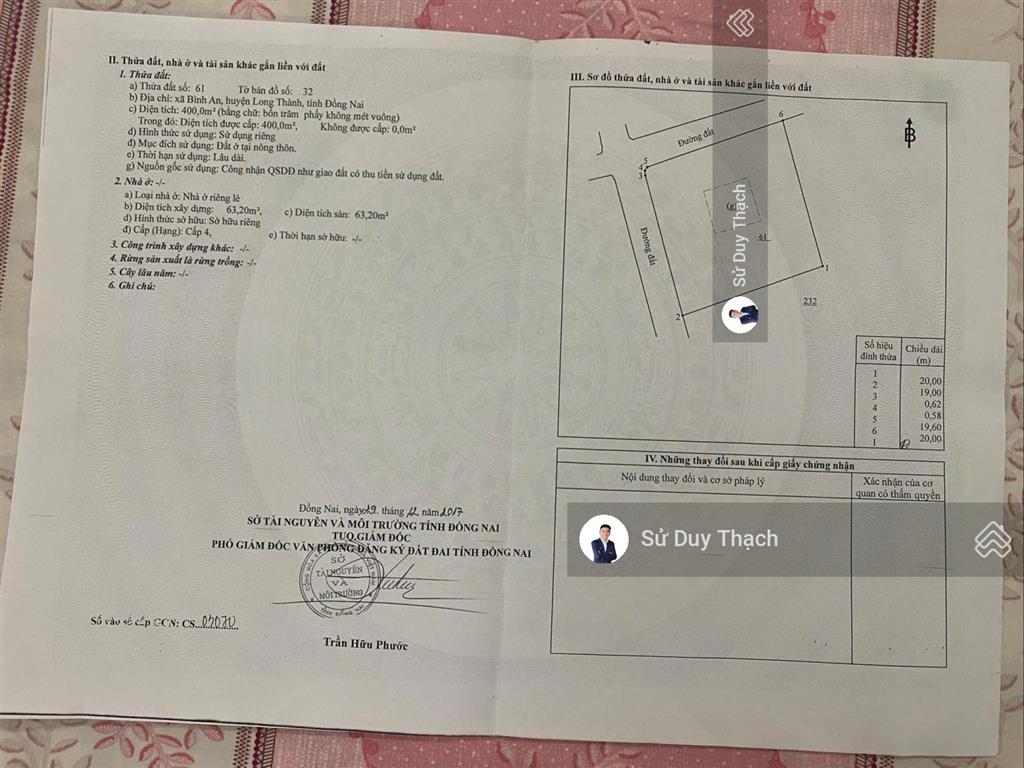 Bán nhanh giãm sâu 2 tỷ lô đất 2 mặt tiền, tặng kèm nhà biệt thự mái thái! đất sân bay long thành