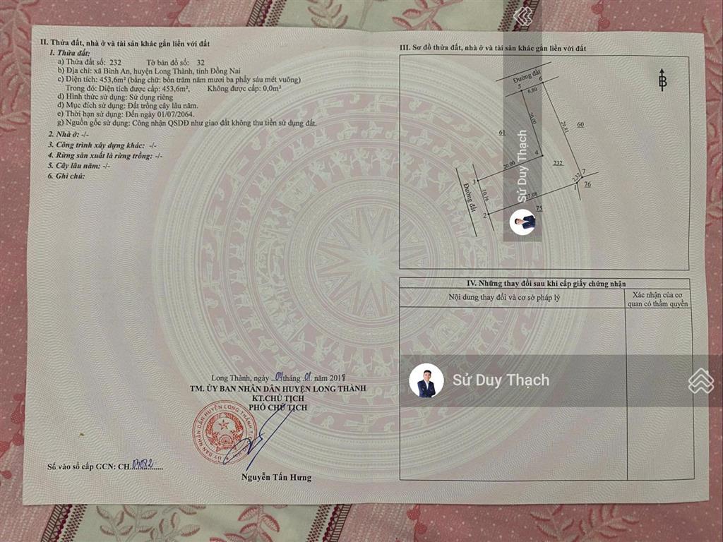 Bán nhanh giãm sâu 2 tỷ lô đất 2 mặt tiền, tặng kèm nhà biệt thự mái thái! đất sân bay long thành