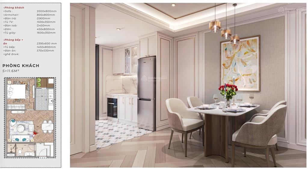 Bán ch 1pn, 1wc tại capital square, 3,8 tỷ, 45,28m2, hot!