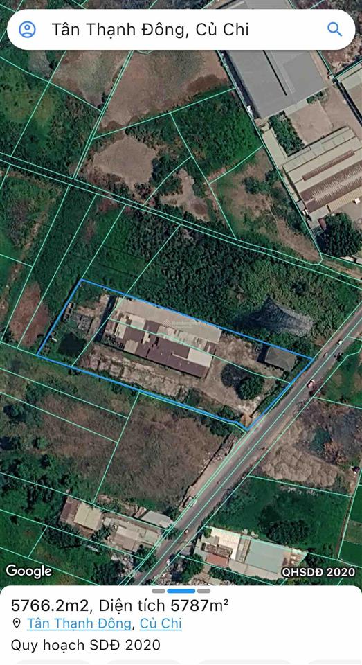 Bán 5766.2m2 đất skc đường võ văn bích, xã tân thạnh đông, tp hcm