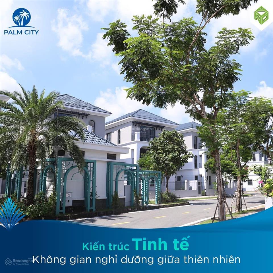 Biệt thự view sông 1 trệt 2 lầu dự án palm marina, giá sốc 26.5 tỷ