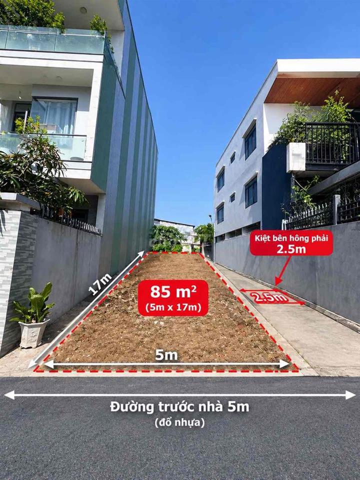 💥Siêu phẩm lô góc đi bộ ra biển Sơn Trà, ĐN. ✔️DT: 5mx17m ✔️Đường 5m & 3
